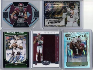 Texas A&M Aggies 10 card lot 1/1 auto jersey RC serial Marcel Reed Mike Evans - Picture 1 of 4
