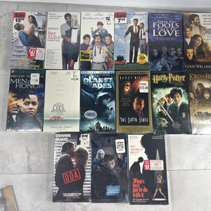 13 New Sealed Vintage VHS Movies X-Men X2, Harry Potter, Lord Of The Rings, Etc - Picture 1 of 16