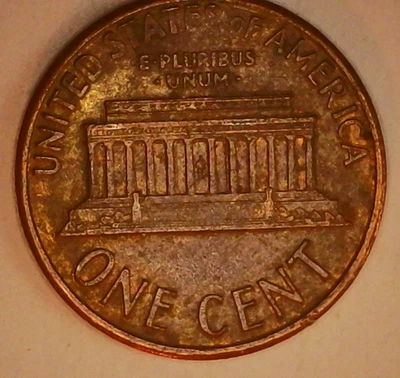 1970  Lincoln Memorial Penny Coin with Floating Roof No FG - Image 1 of 2