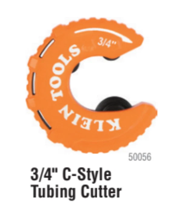 Klein Tools 50056 3/4" C-Style Copper Tubing Cutter - Image 1 of 1