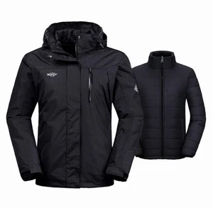 Wantdo Damen 3 in 1 Skijacke warm Winter Regenmantel wasserdicht Schneejacken S - Bild 1 von 11