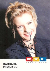 Barbara Eligmann RTL Television Autogrammkarte signiert - Bild 1 von 2