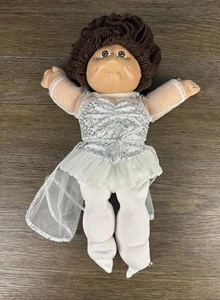 Vintage Cabbage Patch Puppe braune Haare braune Augen Mädchen Grübchen 1978, 1982 signiert - Bild 1 von 6