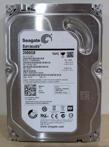 Seagate Barracuda 2TB Sata Festplatte ST2000DM001 #S1E1EBF7 100687658 REV C PCB - Bild 1 von 6