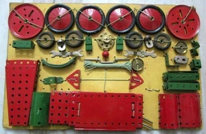 Antique Rare Iron Made Plano Crane Tin Toy Rai Old Toys Tin Crane Toy With Box - Picture 1 of 11
