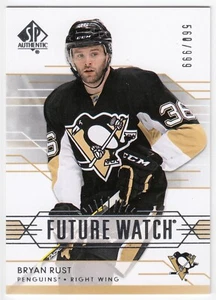 2014-15 Upper Deck SP Authentic Future Watch BRYAN RUST 238 #560/999 Penguins RC - Picture 1 of 1