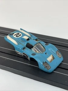 AFX Blue Ferrari 512M No. 2 Slot Car Body 1/64 DAMAGED - Picture 1 of 5