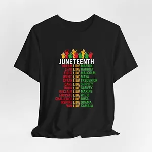 Black History shirt, Unisex Short Sleeve Tee, Juneteenth, African cotton shirt - Picture 1 of 8