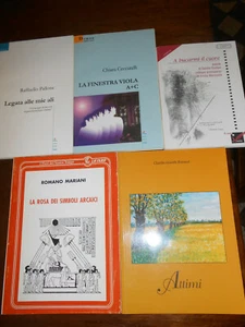 LIBRO:• STOCK 5 LIBRI POESIA -CECCARELLI-GIULIANI -PALLONE ETC - Picture 1 of 1