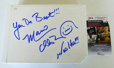 Sistema Nintendo Wii firmado por Charles Martinet autografiado, Mario, Luigi certificado de autenticidad JSA Foto 1 de 4