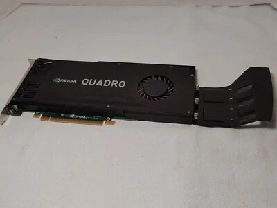 Graphic Card Nvidia Quadro K4000 3GB GDDR5 Dp / DVI Display Port PCI PNY - Image 1 of 4