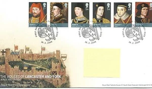 GB - FIRST DAY COVER - FDC - COMMEMS -2008 - LANCASTER & YORK - Pmk Tewkesbury - Picture 1 of 1
