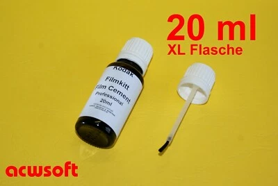 Kodak Super 8 Filmkleber 20 ml Filmkitt - XL FLASCHE 20ml - Kodak film cement
