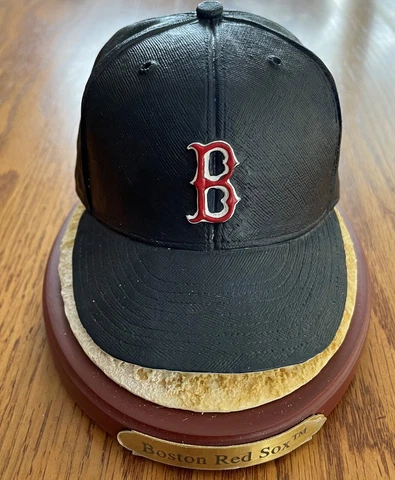 MLB Boston Red Sox Desk Mantle Plaque Baseball Cap Limited Edition Cover