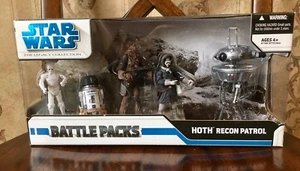 Star Wars HOTH RECON PATROL Battle Pack: Solo/Chewbacca/Probe Droid/R5-M2/K-3PO - Picture 1 of 11