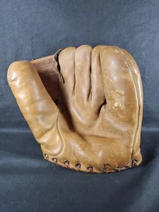 Belknap D-204 3 Baseball Glove RHT 1950's Left Hand Catch Nice Leather Retro - Picture 1 of 16