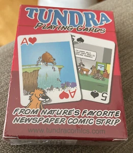 Discover Tundra Playing Cards 54 Different Side Splitting Cartoons Alaska. NIB - Picture 1 of 2