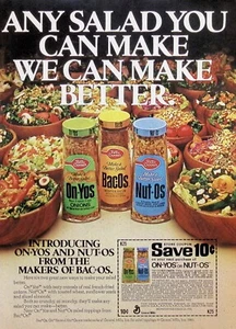 VINTAGE 1980er Jahre Druckanzeige ~ Betty Crocker On * Yos, Bac * Os und Nut * Os ~ - Bild 1 von 1