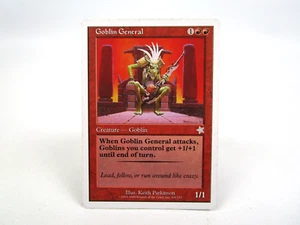 Goblin General MTG Magic the Gathering Starter 1999 MP Regular Uncommon Card - Picture 1 of 6