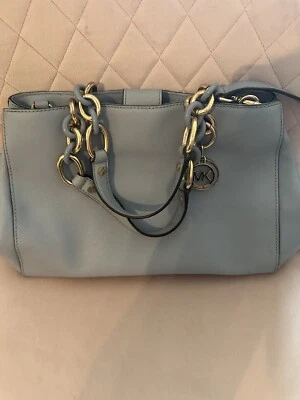 Michael Kors "Cynthia" Crossbody Tote Bag In Tan - Image 1 of 4