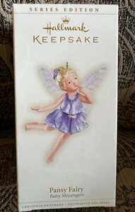 Neu Hallmark Stiefmütterchen Fee #2 Fee Messenger Serie 2006 Weihnachtsschmuck + Bonus - Bild 1 von 2