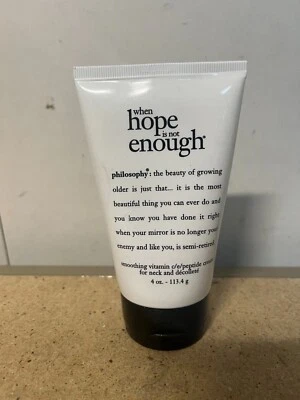 Philosophy Hope Is Not Enough Peptide Cream Smoothing Vitamin 4 Oz C22 - Image 1 of 2