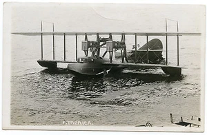 Avión flotante ""América"" Curtiss Hammondsport Keuka Lake NY - Imagen 1 de 2