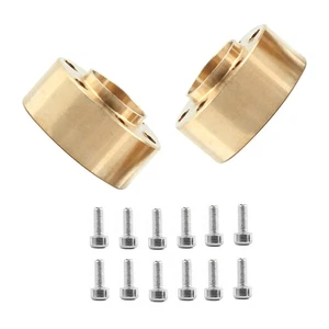 6-22mm Brass Wheel Hex Hub Adapter for Axial SCX10 Capra TRX4 TRX6 VS4-10 Gen8 A - Picture 1 of 13