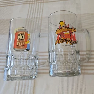 The Simpsons, Homer Simpson, Fat and Happy, Glas, Bierglas, Sammelglas, 2011 - Bild 1 von 3