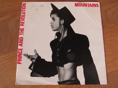 Prince & the Revolution Mountains Vinyl Single  PROMO Copy  RAR PROMO Sticker - Bild 1 von 4
