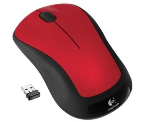 Logitech M310 USB Wireless Mouse - Laser - Flame Red - Scroll Wheel -3 Buttons - Picture 1 of 1