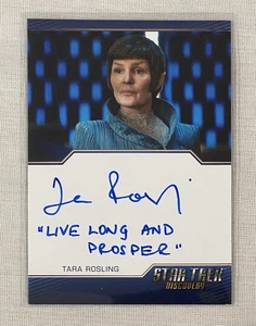 Star Trek Discovery Season 3 Tara Rosling as T’Rina Inscription Autograph Auto - Picture 1 of 2