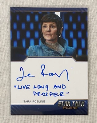 Star Trek Discovery Season 3 Tara Rosling as T’Rina Inscription Autograph Auto - Image 1 of 2