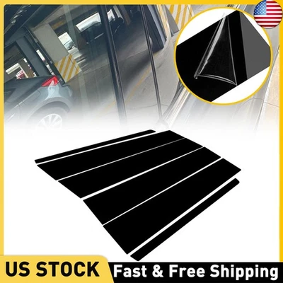 6 шт черных отделочных стоек стоек окон дверей автомобилей для Ford Explorer 2011-2019 годов выпуска сделано в США - Изображение 1 из 4
