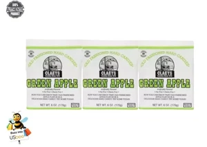 Claeys Green Apple Old Fashioned Hard Candy (3-PACK) 6oz EXP 07-25 - Picture 1 of 6