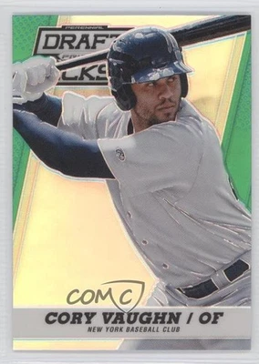 2013 Panini Prizm Perennial Draft Picks Green Prizm Cory Vaughn #16 - Image 1 of 2