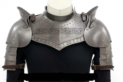 Medieval Pauldrons Shoulder Gorget Armor Knight Larp Reenactment Cosplay Costume - Image 1 of 4