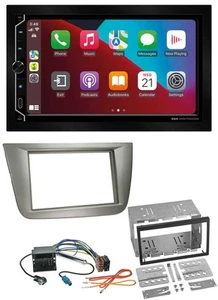 ESX 2DIN DAB USB MP3 Bluetooth Autoradio für Seat Altea XL Altea Toledo silber - Bild 1 von 10