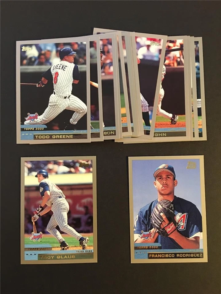 Juego de equipo Topps Anaheim Angels 2000 con 16 cartas intercambiadas Francisco Rodríguez radiocontrol Foto 1 de 1