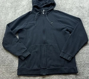 Felpa Under Armour Uomo XL Nera Full Zip Felpa Pile Logo Atletica - Foto 1 di 15