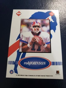 Rob Johnson Buffalo Bills 1998 Collector's Edge Test Preview Blank Back RARE - Picture 1 of 5
