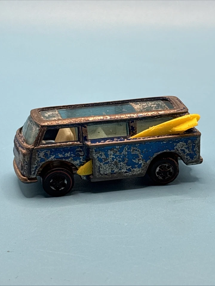 Hot Wheels Redline Volkswagen Beach Bomb Blue Side Loading Repro Boards - Image 1 of 4