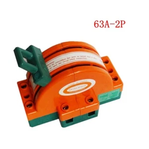 1pc 63A 2 Pole Double Throw Knife Safety Disconnect Switch 220V/380V - Picture 1 of 6