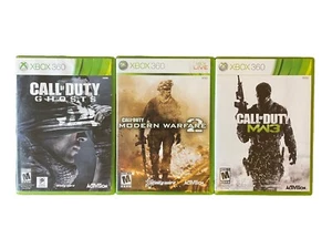 Call of Duty Bundle: Modern Warfare 2, MW 3, and COD Ghosts (Xbox 360) - Picture 1 of 12