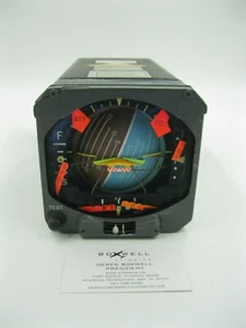 Sperry AD-600 Attitude Director Indicator 4020547-906 Cracked Bezel - Picture 1 of 5
