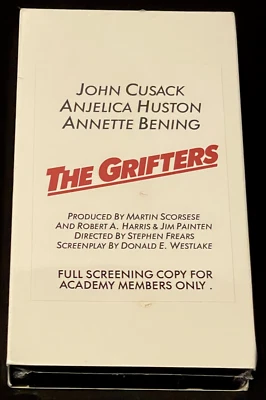THE GRIFTERS ACADEMY SCREENER VHS TAPE SEALED Foto 1 de 4