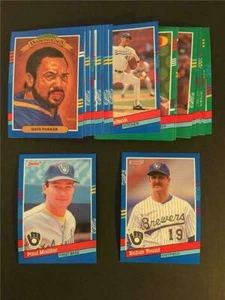 27 card lot of 1991 Donruss Milwaukee Brewers Team Set - Picture 1 of 1