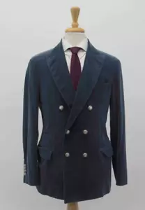 NWT$5250 Brunello Cucinelli Cashmere Blend DB Corduroy Sport Coat 48/38US A252 - Picture 1 of 12
