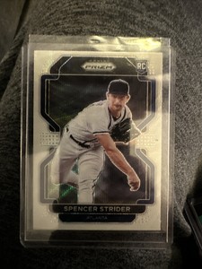 2022 Panini Prizm Spencer Strider White Wave Prizm RC