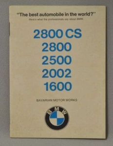 BMW Full Line Prospekt. 1970 guter Zustand - Bild 1 von 4